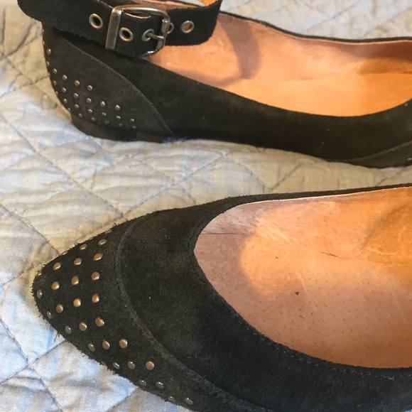 Black Shoes 67 Brand Studs Ankle Strap, NWT. Spain Size 8.5 - Picture 4 of 6